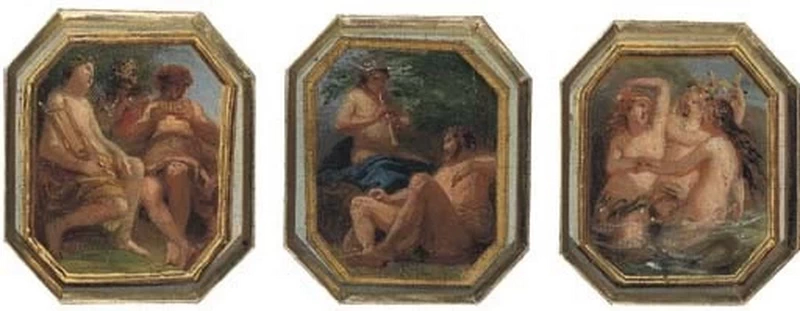 Giovanni Carnovali - Danza di Naiadi, Ercole e il suonatore di tibia, La Lirica e la Pastorale